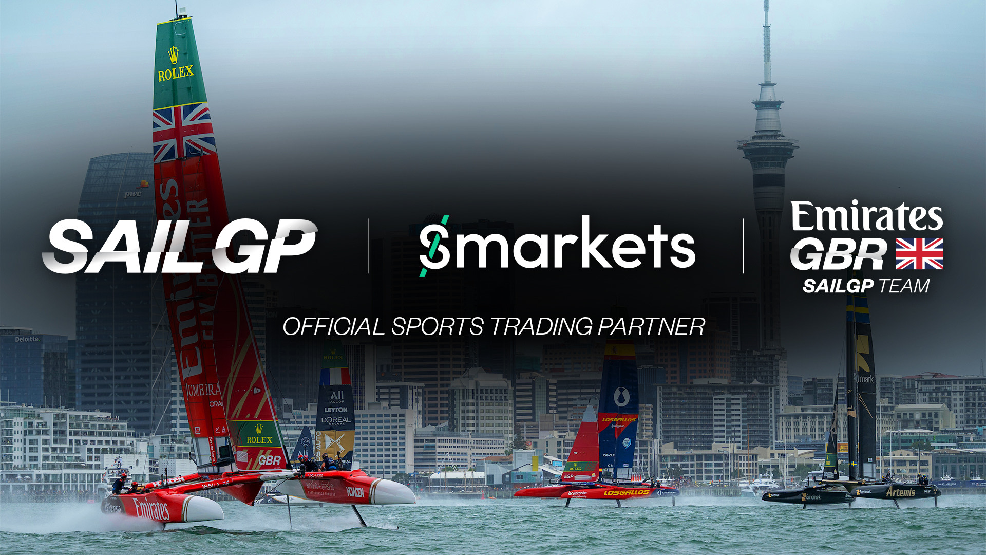 SailGP x Smarkets partnership announcement