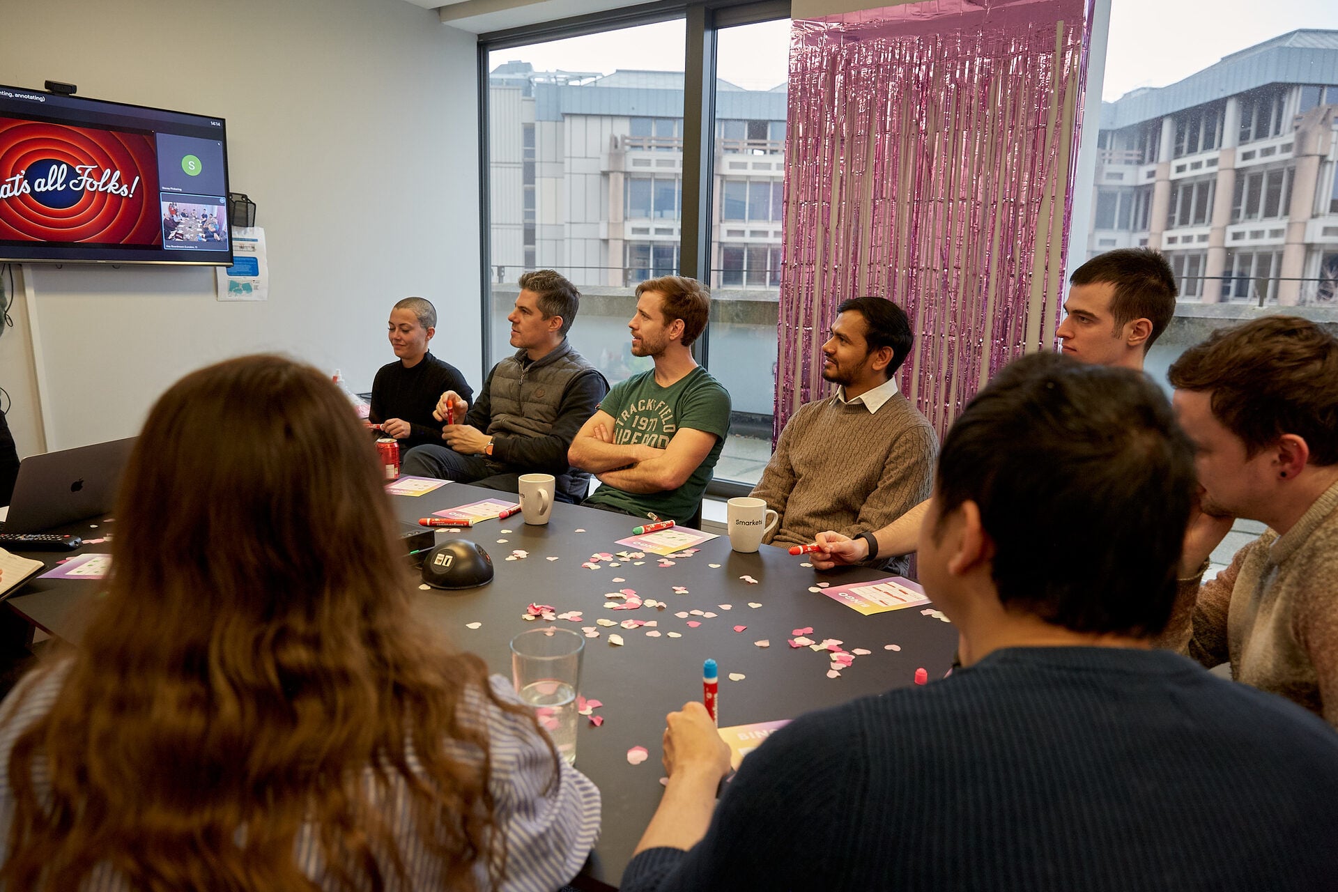 Product team in a meeting room