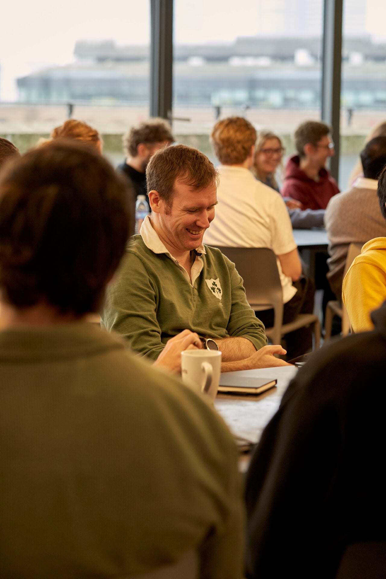 Trading team in a collaborative session